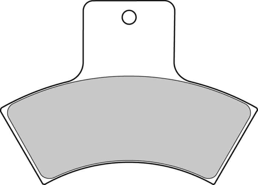 Plaquettes de frein Ferodo métal fritté Off Road R90 - vue 2