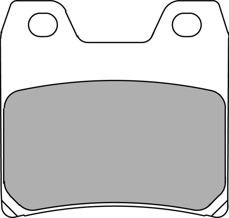 Plaquette de frein Ferodo Métal Fritté Sinter Grip Road R90 - vue 2