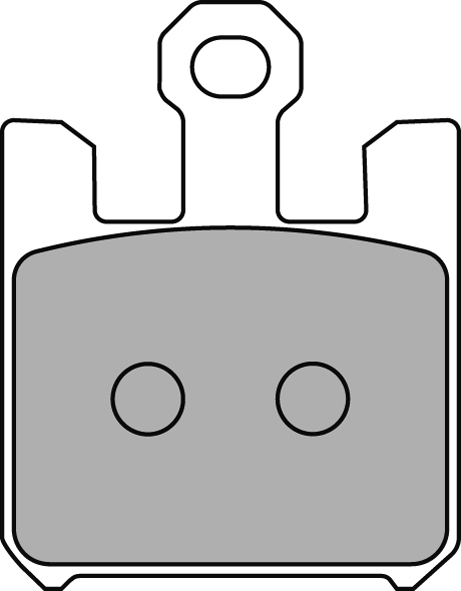 Plaquette de frein Ferodo Métal fritté Sinter Grip Road R90 - vue 2