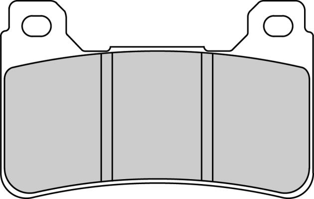 Plaquette de frein arrière Ferodo Métal Fritté Sinter Grip Race R90 - vue 2
