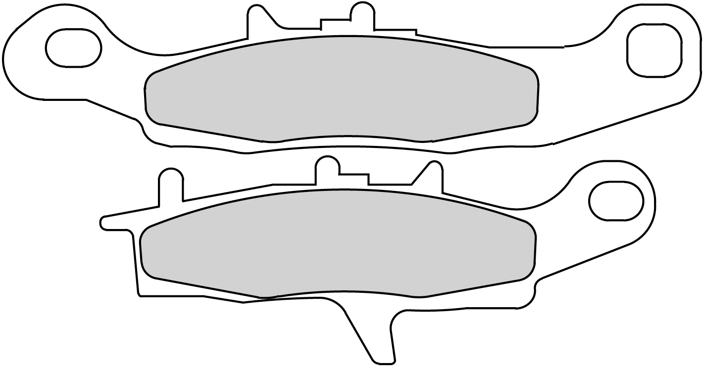 Plaquette de frein Ferodo Métal fritté Sinter Grip Off Road R90 - vue 2