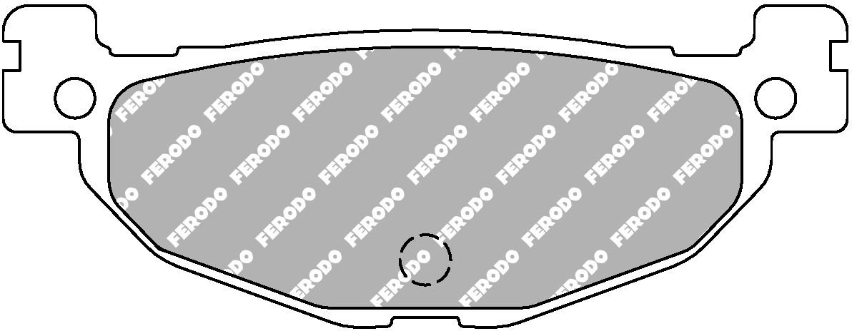 Plaquette de frein semi-métal Eco-Friction Route Ferodo R90 - vue 2