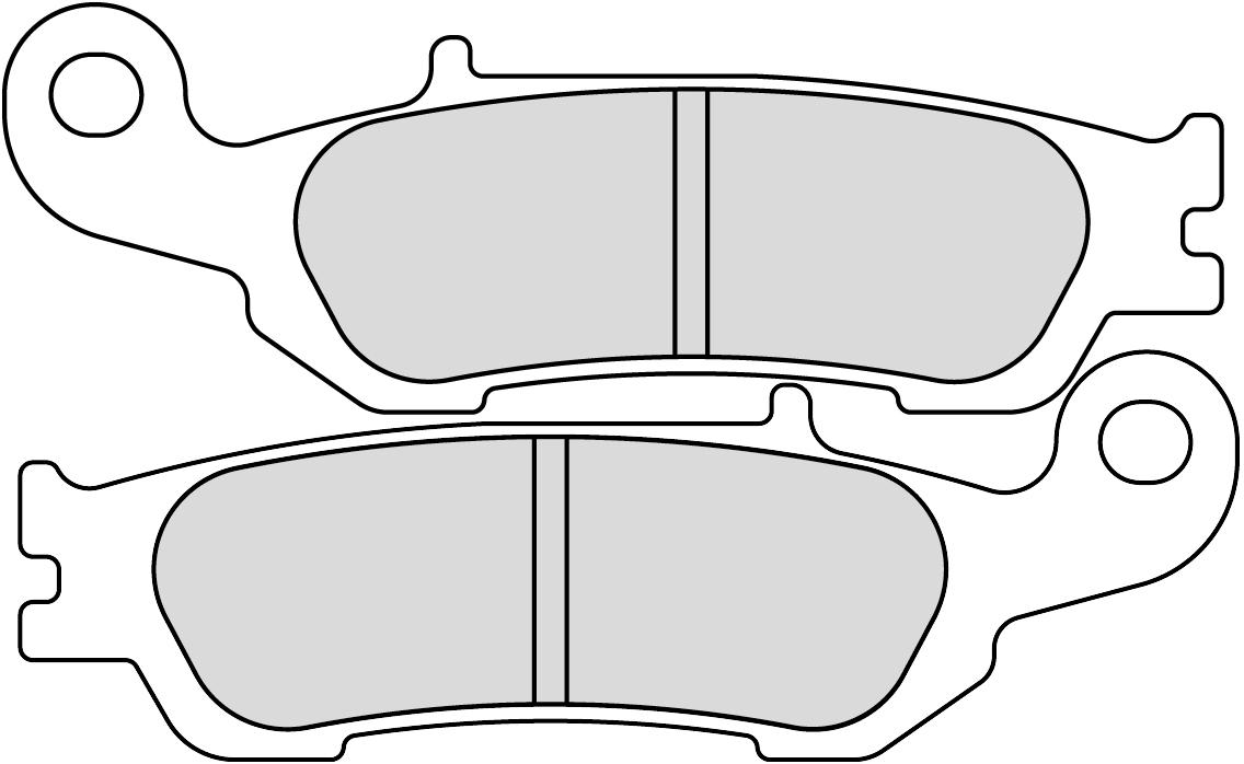 Plaquette de frein Ferodo Métal fritté Sinter Grip Off Road R90 - vue 2