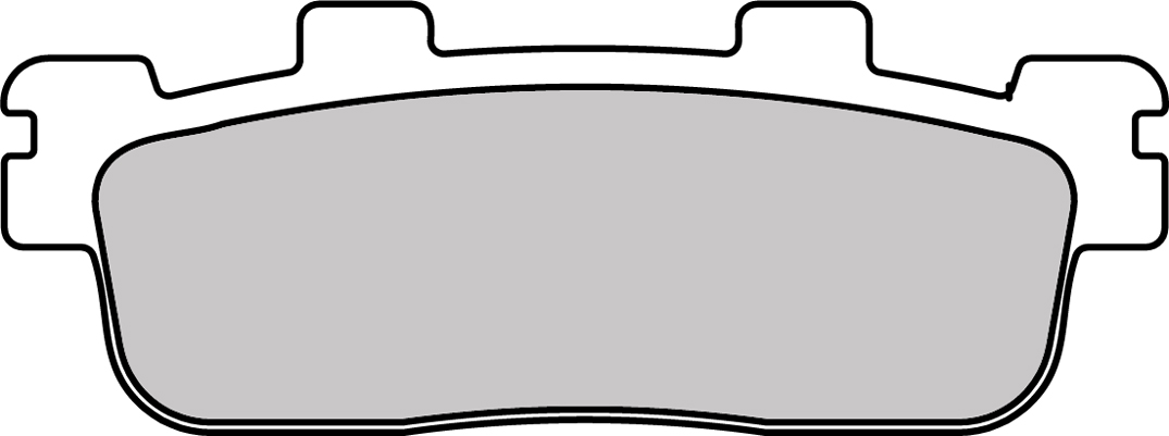 Plaquette de frein semi-métal Eco-Friction Route R90 Ferodo - vue 2