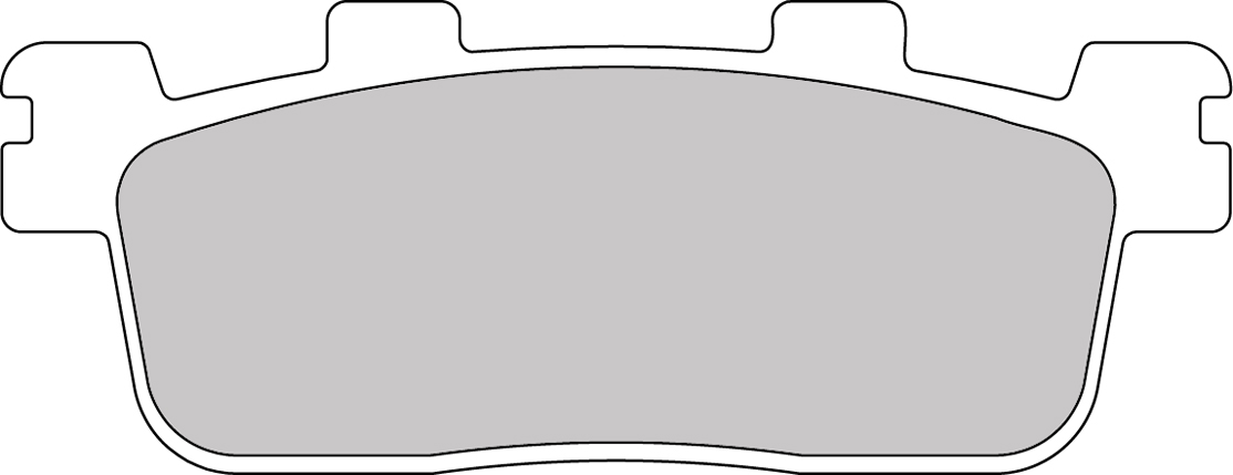 Plaquette de frein Ferodo Semi-Métal Eco-Friction Route R90 - vue 2