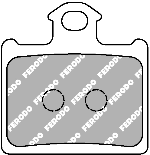 Plaquette de frein Ferodo Métal fritté Sinter Grip Off Road - R90 - vue 2