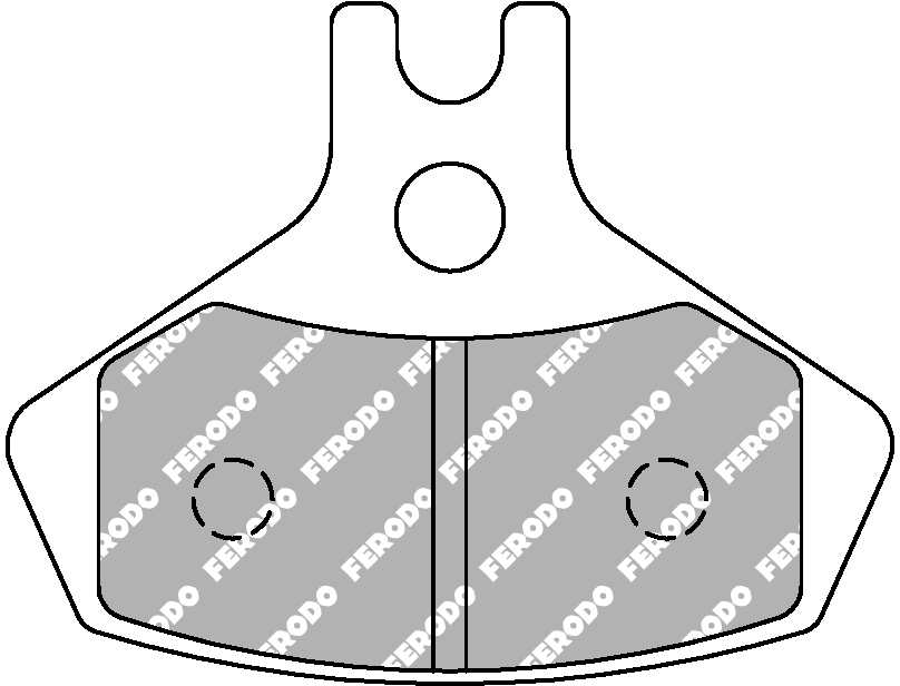 Plaquette de frein Ferodo Métal fritté Sinter Grip Off Road R90 - vue 2
