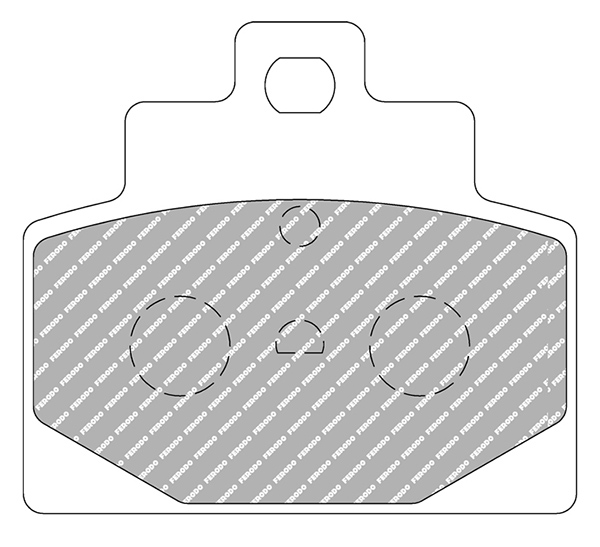 Plaquette de frein semi-métal Ferodo AG Route R90 - vue 2