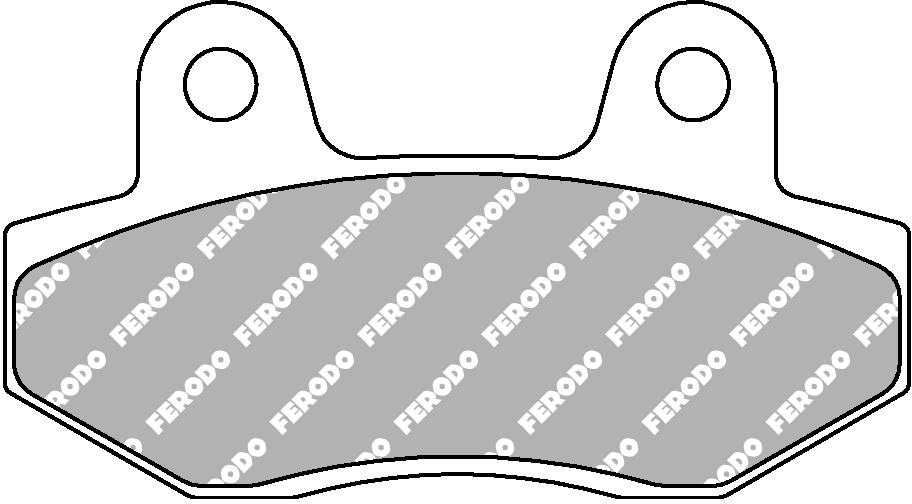 Plaquette de frein Ferodo Métal fritté Sinter Grip Road R90 - vue 2