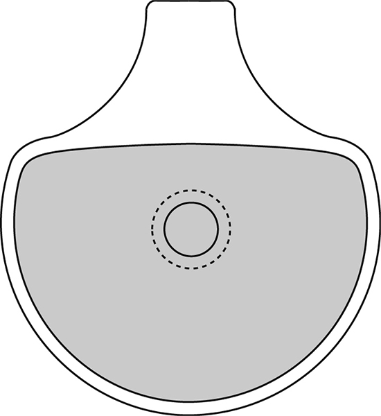 Plaquette de frein semi-métal Platinum route/off-road R90 Ferodo - vue 2