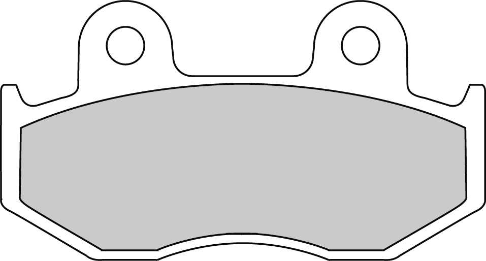 Plaquette de frein avant Ferodo Métal Fritté Sinter Grip Off Road R90 - vue 2