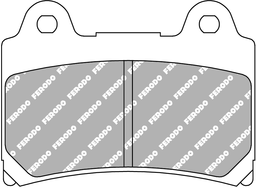 Plaquette de frein Ferodo Métal fritté Sinter Grip Road R90 - vue 2