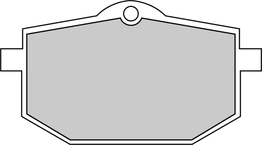 Plaquette de frein semi-métal Platinum Route/Off Road R90 Ferodo - vue 2