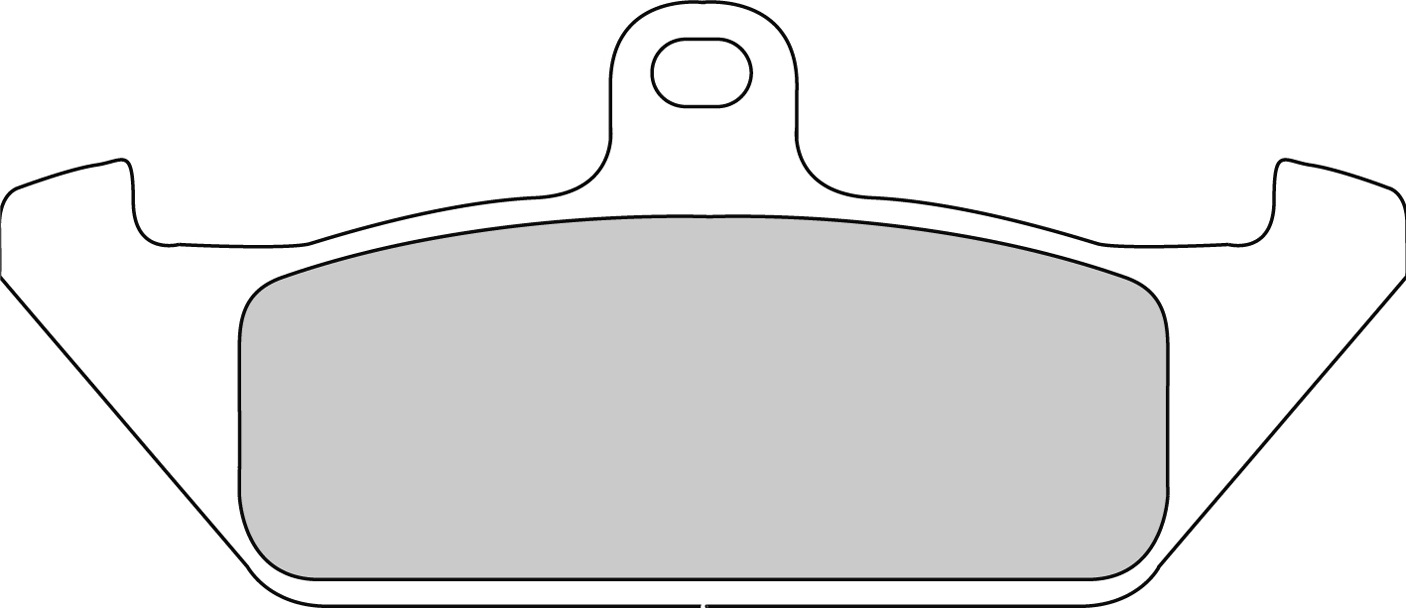 Plaquette de frein Semi-Métal Platinum Route/Off Road R90 Ferodo - vue 2
