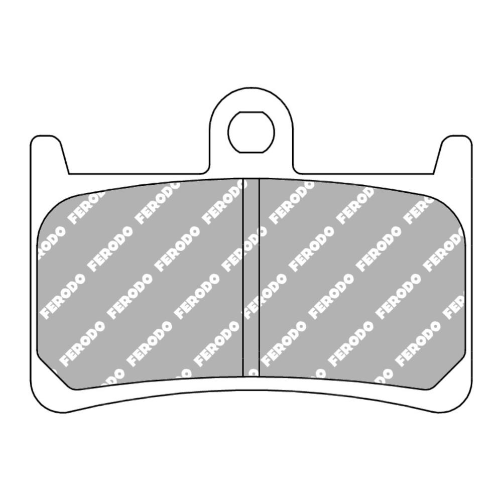 Plaquette de frein semi-métal Platinum Route/Off Road R90 Ferodo