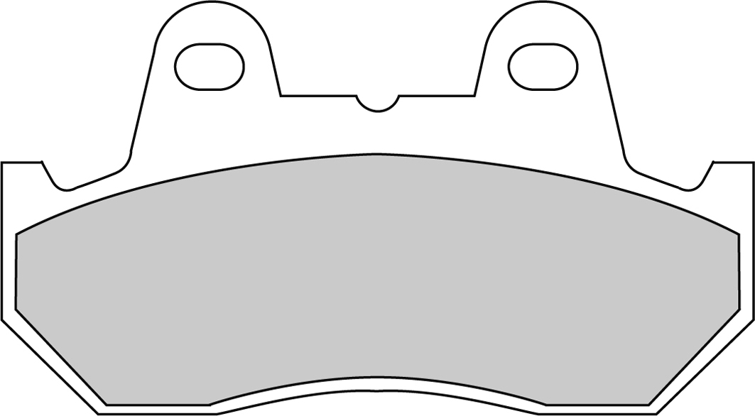 Plaquette de frein Ferodo Métal fritté Sinter Grip Road R90 - vue 2