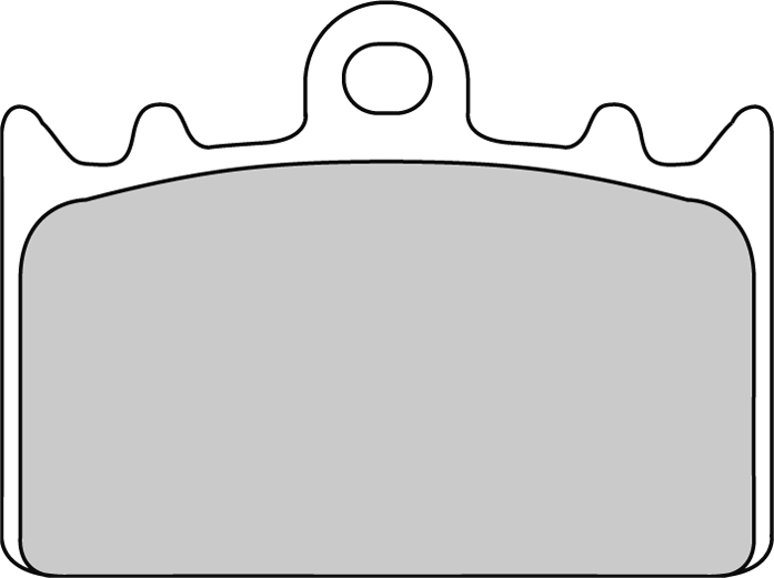 Plaquette de frein avant semi-métal Platinum Route/Off Road Ferodo R90 - vue 2