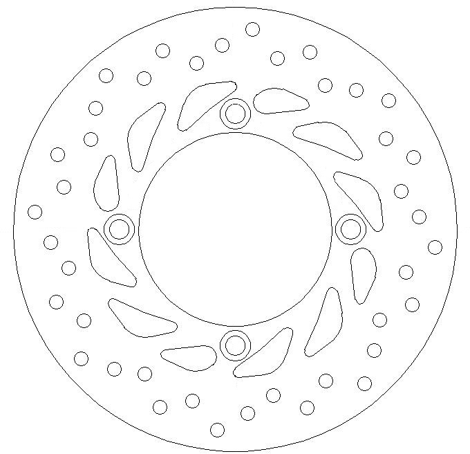 Disque de frein fixe Ferodo pour Honda - Homologué TÜV - vue 2