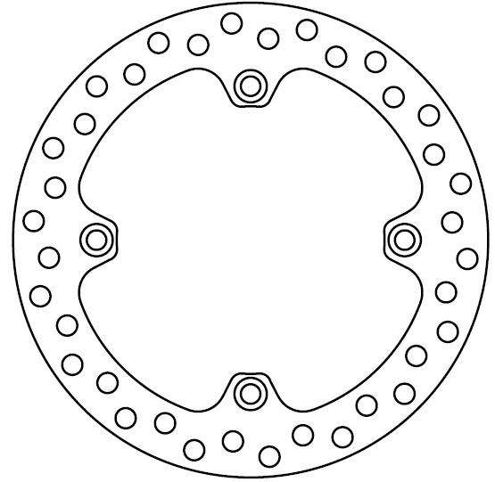 Disque de frein fixe Ferodo Honda homologué TÜV - vue 2