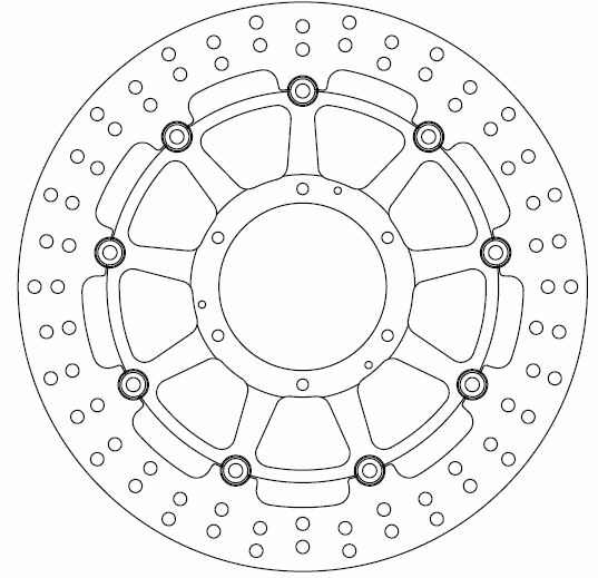 Disque de frein Ferodo Honda homologué TÜV - vue 2