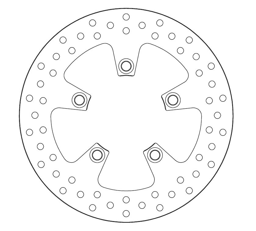 Disque de frein avant Ferodo fixe Suzuki homologué TÜV - vue 2