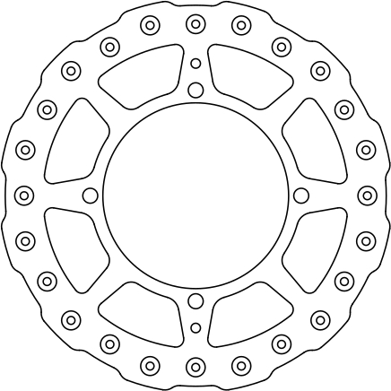 Disque de frein fixe Ferodo - vue 2
