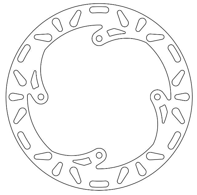 Disque de frein avant Ferodo KTM SX - vue 2