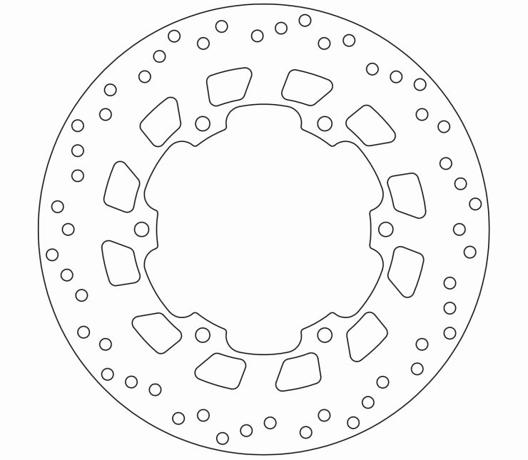 Disque de frein fixe Ferodo Yamaha homologué TÜV - vue 2
