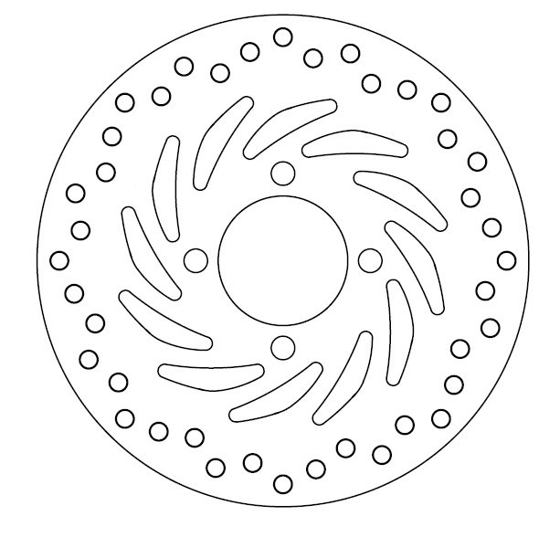 Disque de frein avant Ferodo Honda - vue 2