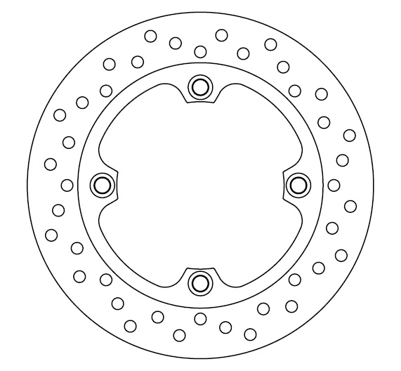 Disque de frein arrière Ferodo Honda X-ADV 750 - vue 2