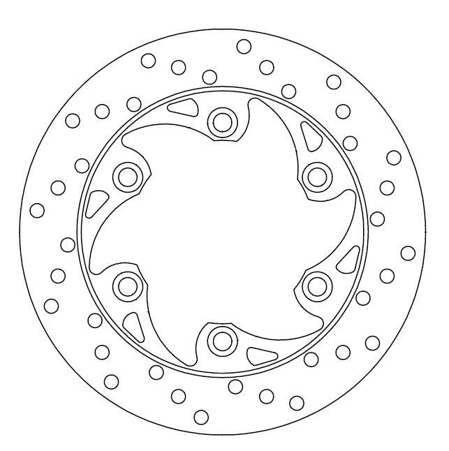 Disque de frein avant fixe Ferodo - vue 2