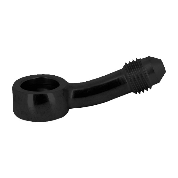 Banjo aluminium noir 20° pour durite pré-sertie Goodridge