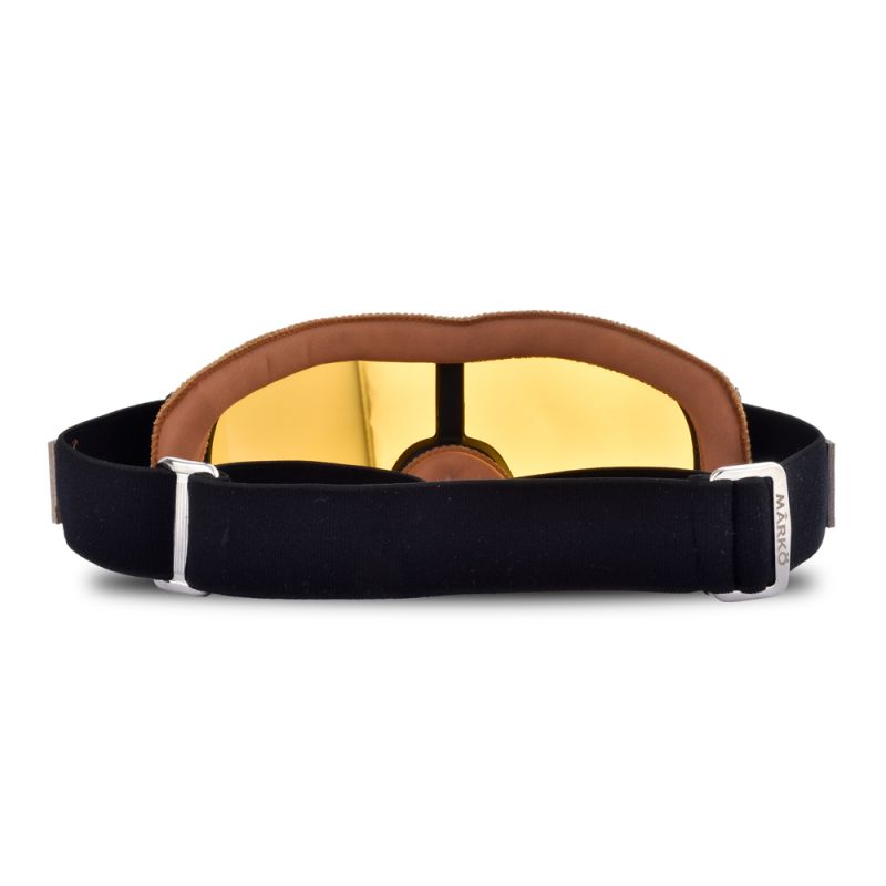 Lunettes Moto B3 Replica Marron Marko - vue 4