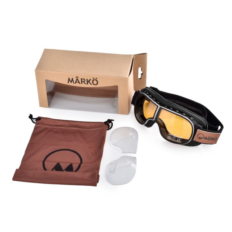 Lunettes Moto Marko B3 Replica Noir - vue 5