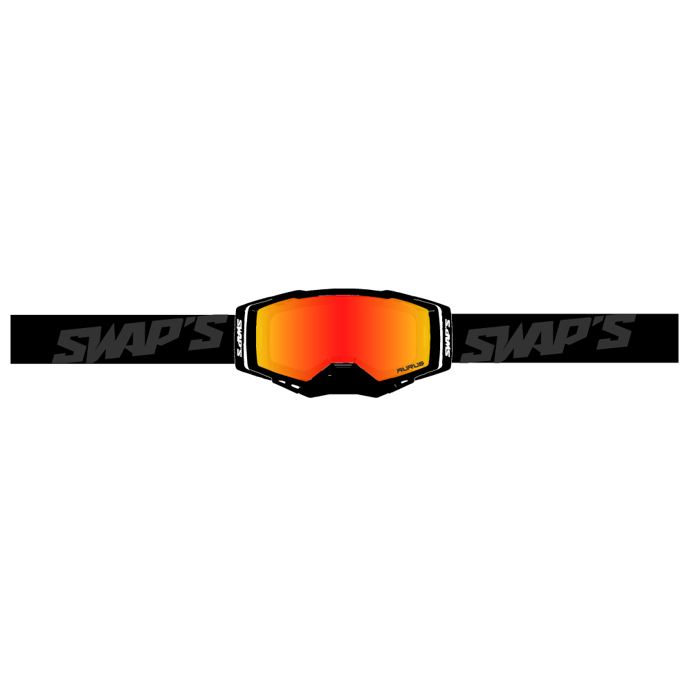 Gants de cross Swaps Aurus Deep Black - vue 2