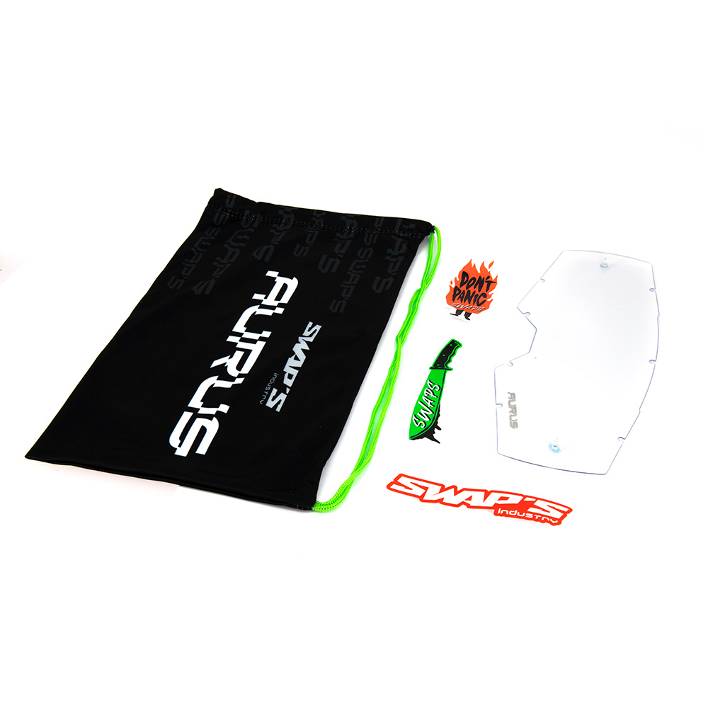 Gants de cross Swaps Aurus Deep Black - vue 3