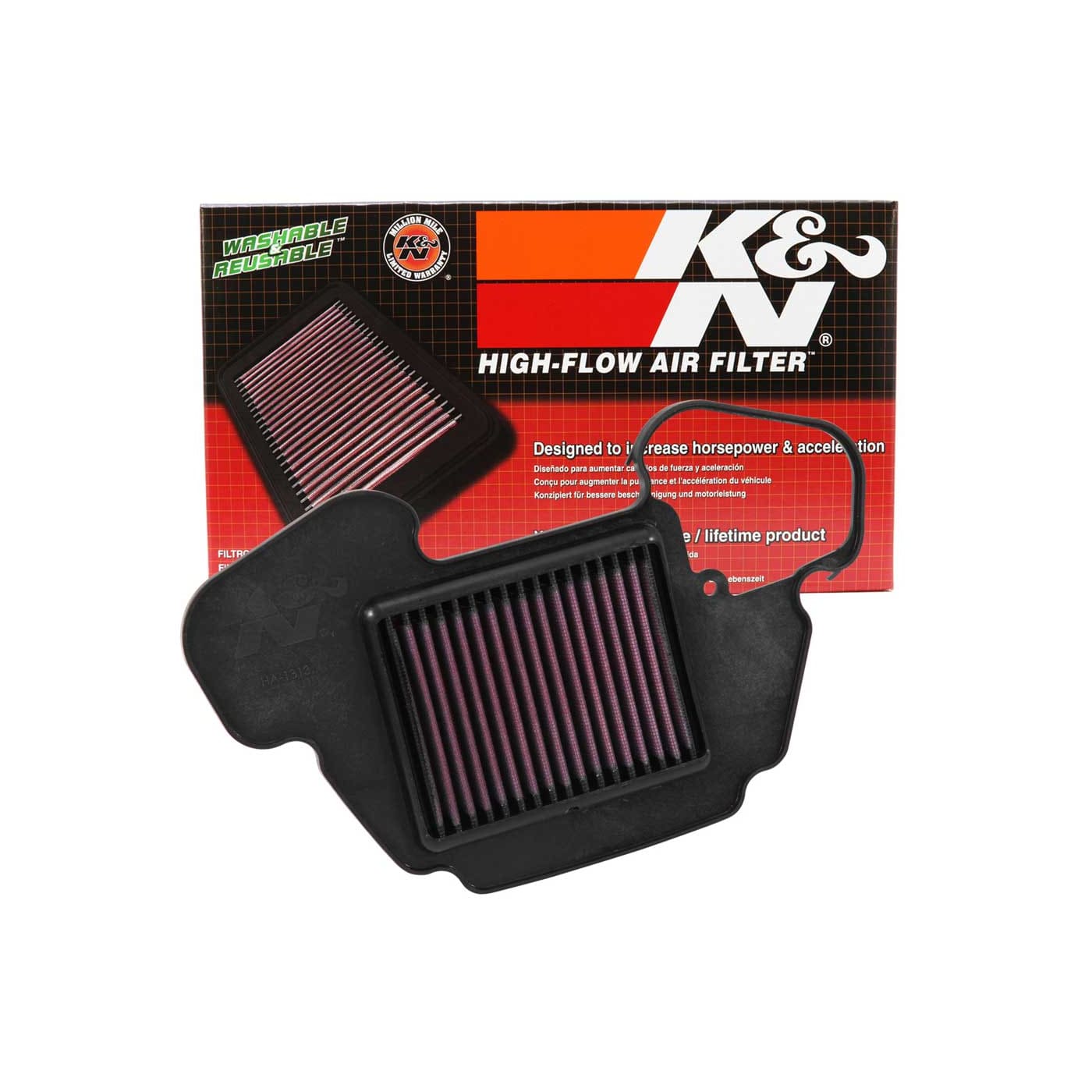 Filtre à air K&N Honda MSX125 2013-2019 - vue 5