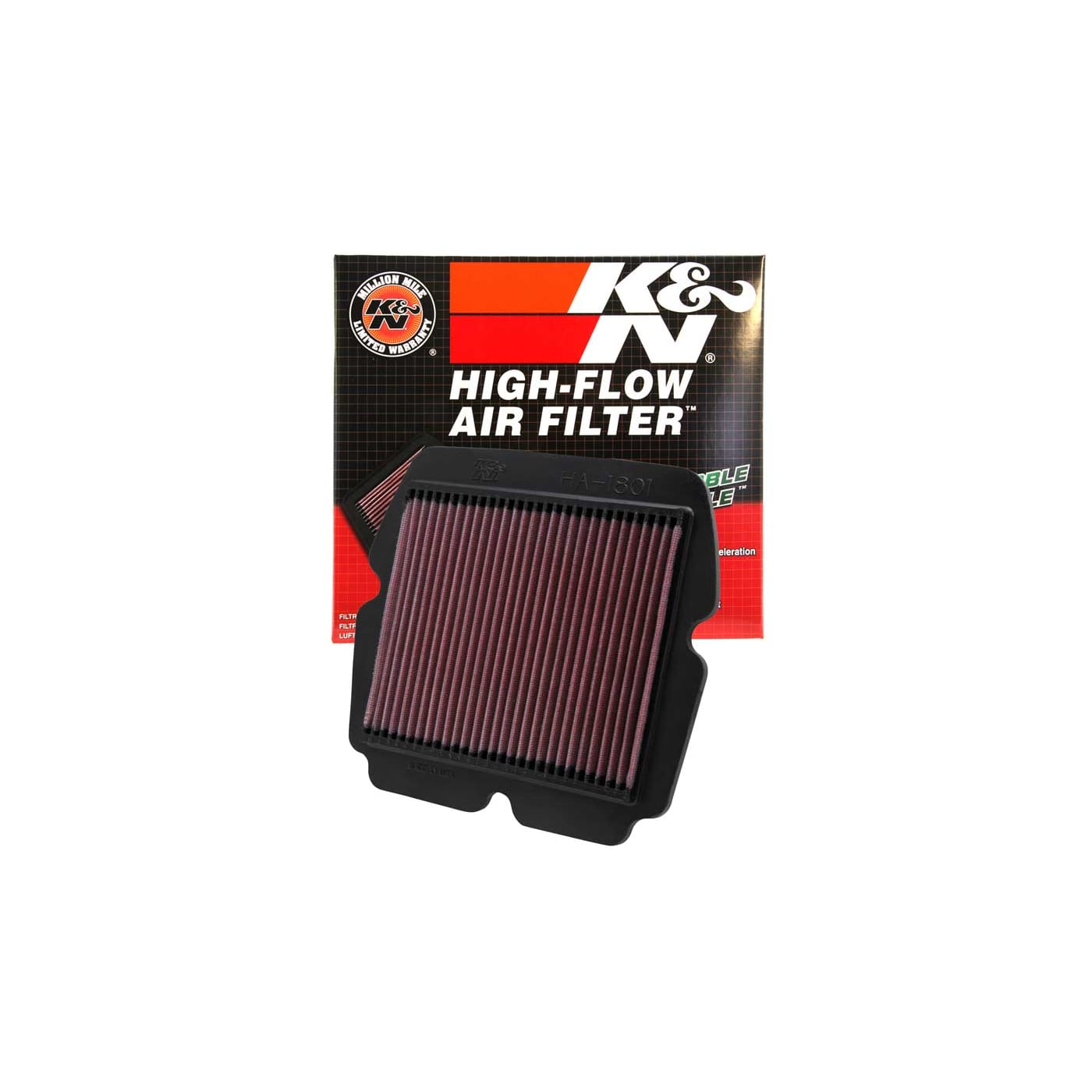 Filtre à air K&N Honda GL1800 Gold Wing 2001-2017 - vue 2