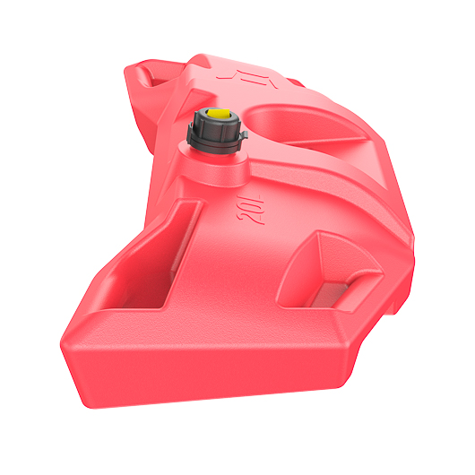 Jerrycan Outlander 570 pour plateforme avant 20 L GKA rouge - vue 2