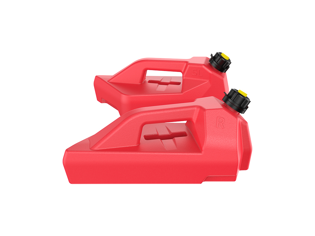 Kit Jerrycan universel GKA 5 litres pour plateforme avant rouge - vue 5