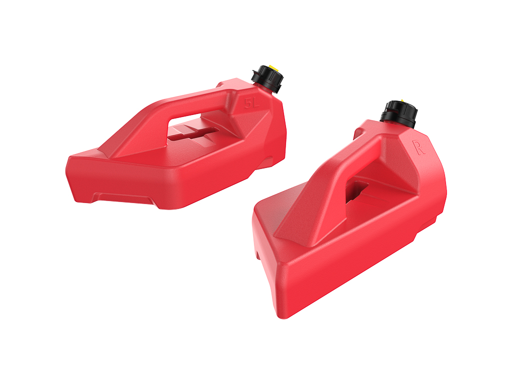 Kit Jerrycan universel GKA 5 litres pour plateforme avant rouge - vue 6