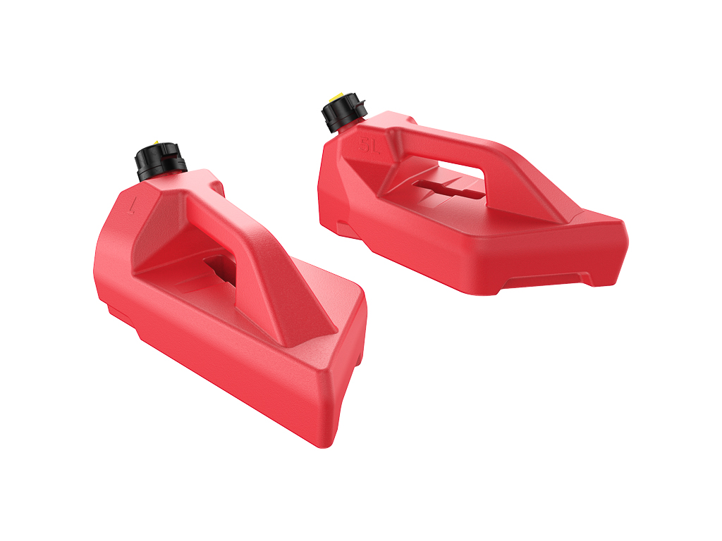 Kit Jerrycan universel GKA 5 litres pour plateforme avant rouge - vue 8