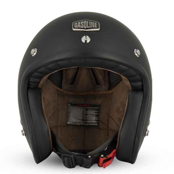 Casque Jet Café Racer S250 Noir Mat Taille S Gasoline - vue 2
