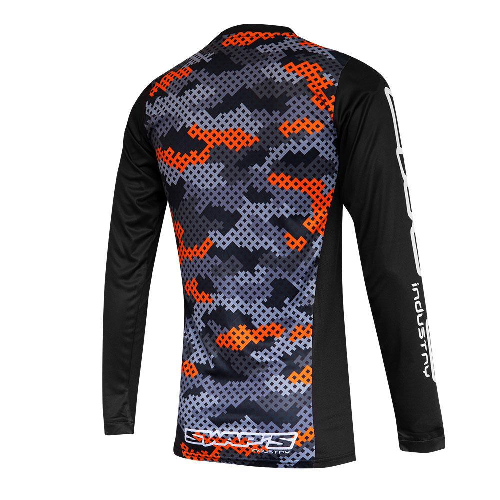 Maillot Cross CAMO Orange Swaps - vue 2