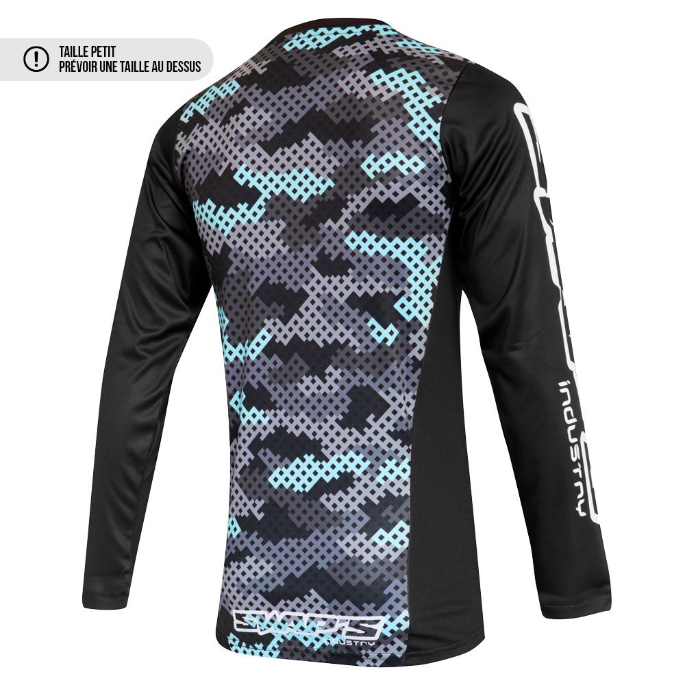 Maillot cross Camo enfant 10/11 ans Swaps - vue 2