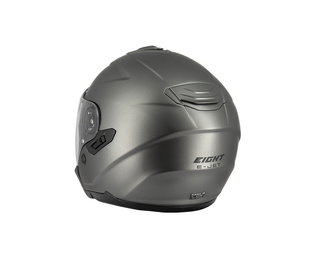 Casque Jet Eight Fibre E-Tech S790 Titane Matte L - vue 3