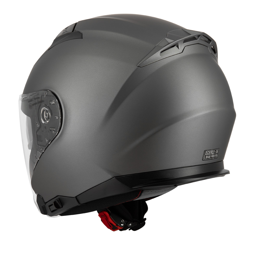 Eight S771 Blake Casque Uni Gris Mat Taille L - vue 3