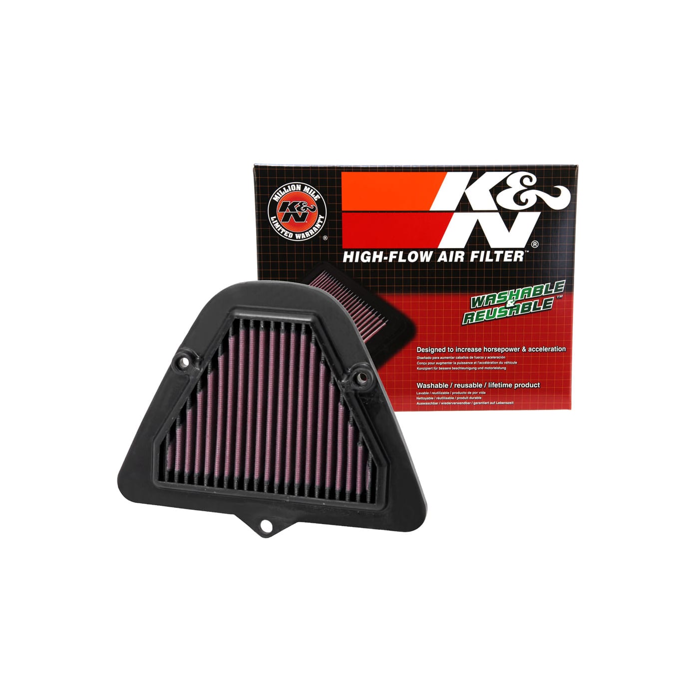 Filtre à air K&N Kawasaki VN1700 Vulcan 2009-2018 - vue 2
