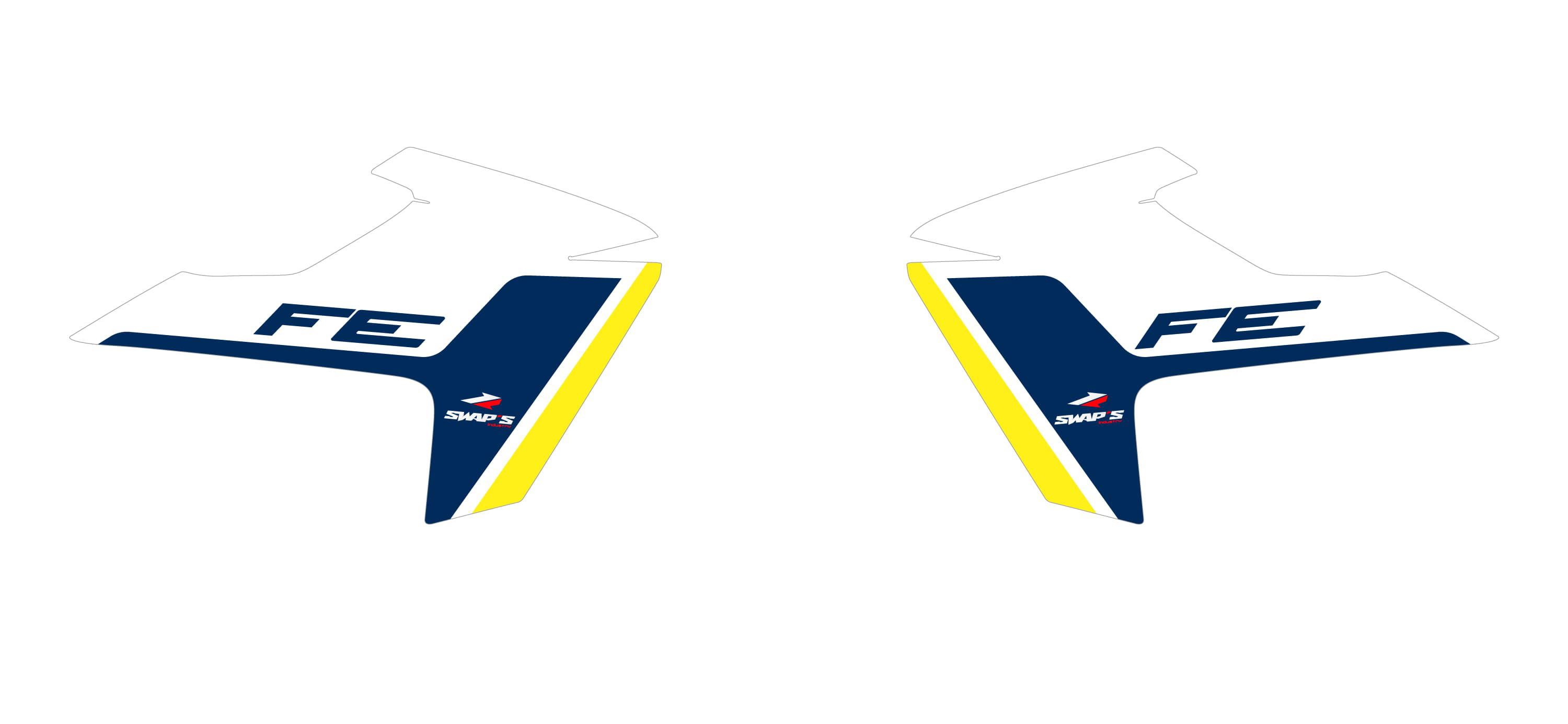 Kit Déco Origine Swaps Husqvarna FE/TE Bleu