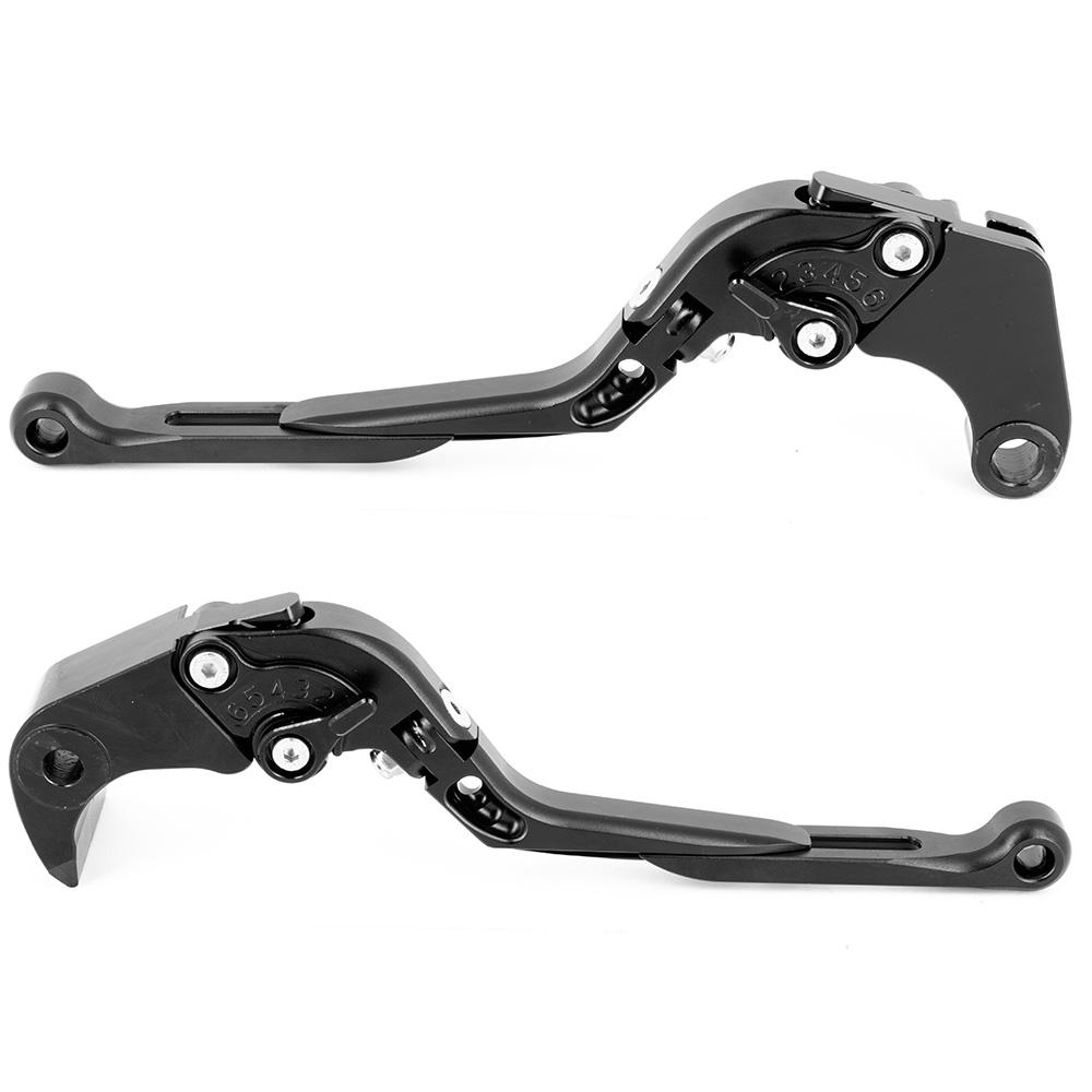 Kit Leviers de Frein et d'Embrayage Anodisés Noir Sifam pour Yamaha - vue 2